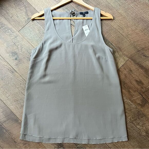 Gap Silver/Grey Sheer Elegant Tank Sz M NWT🏷 - Picture 1 of 15